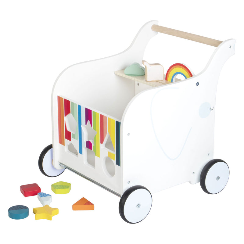 Load image into Gallery viewer, Small foot - baby walker speelgoedkist olifant
