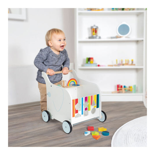 Small foot - baby walker speelgoedkist olifant