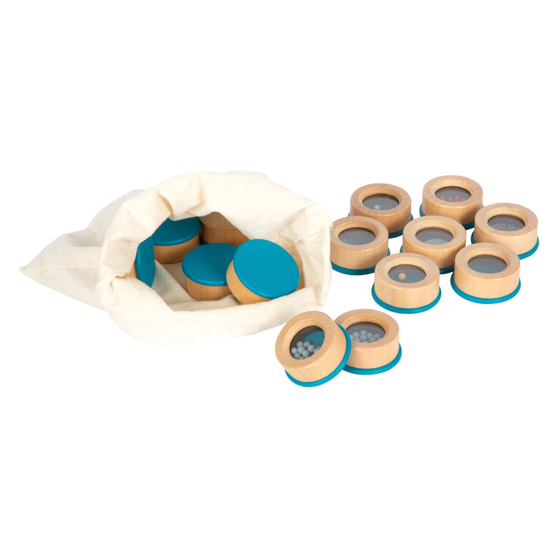 Load image into Gallery viewer, Small foot - houten luistergeheugenspel zintuiglijk
