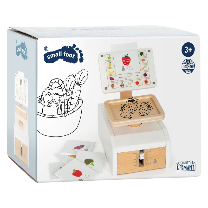 Load image into Gallery viewer, Small foot - houten weegschaal fresh

