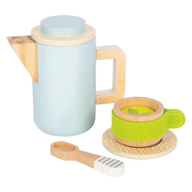 Load image into Gallery viewer, Small foot - houten speelkeuken koffie- en theeservies
