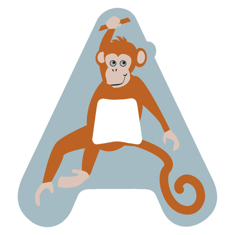 Load image into Gallery viewer, Small foot - houten dieren kinderletter - a
