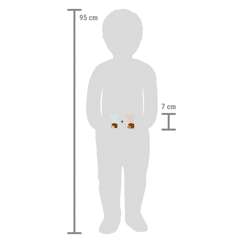 Load image into Gallery viewer, Small foot - houten dieren kinderletter - i
