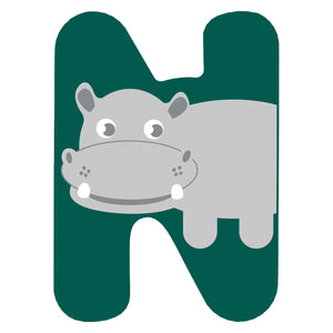 Small foot - houten dieren kinderletter - n
