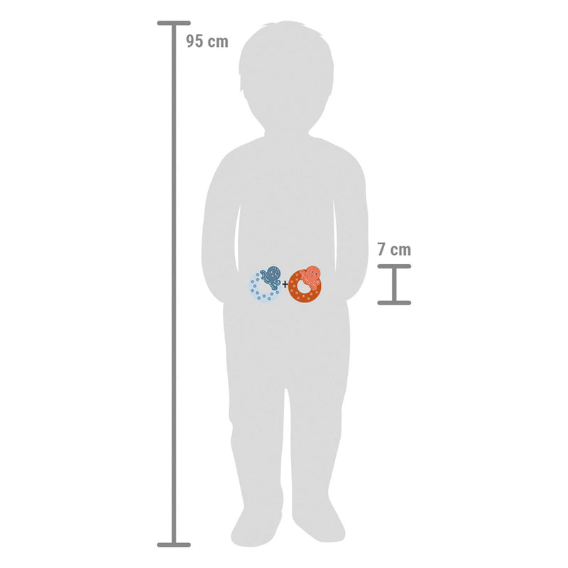 Load image into Gallery viewer, Small foot - houten dieren kinderletter - o
