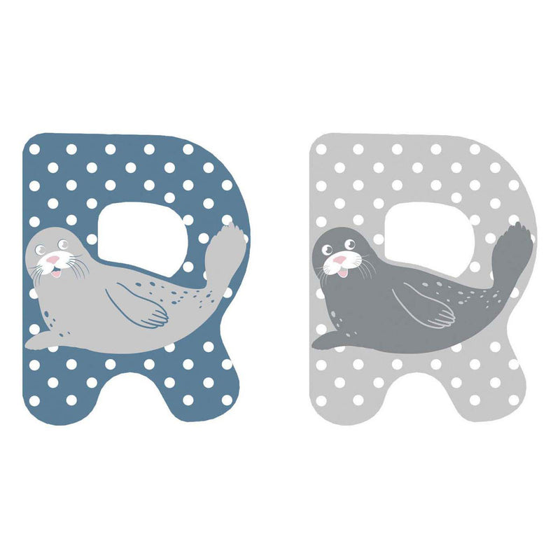 Load image into Gallery viewer, Small foot - houten dieren kinderletter - r
