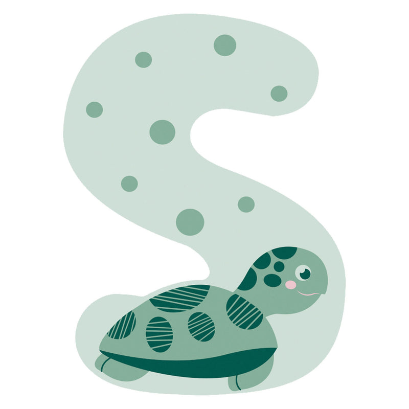 Load image into Gallery viewer, Small foot - houten dieren kinderletter - s
