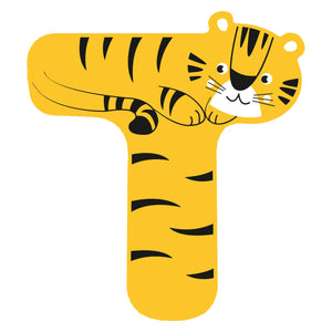 Small foot - houten dieren kinderletter - t