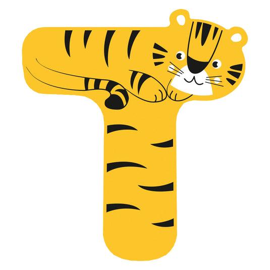 Small foot - houten dieren kinderletter - t