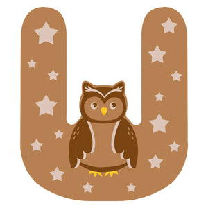 Small foot - houten dieren kinderletter - u