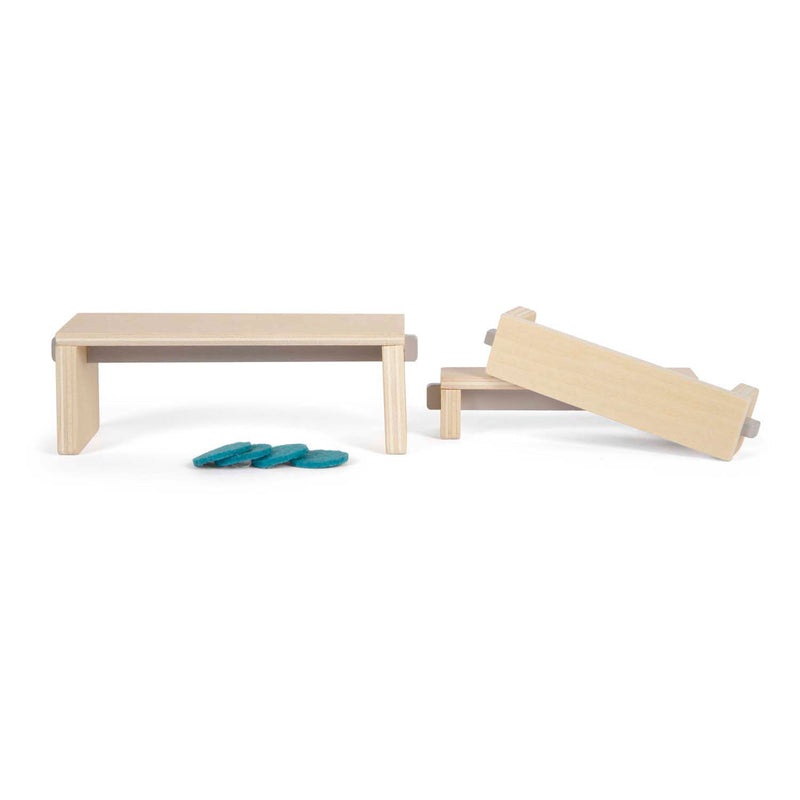 Load image into Gallery viewer, Small foot - houten poppenhuis meubeltjes keuken
