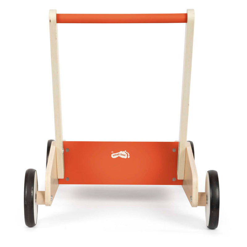 Load image into Gallery viewer, Small foot - houten loopwagen koper rood
