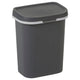 Curver afvalbak mistral plat 10 liter anthraciet 25x17x30 cm (bxdxh)