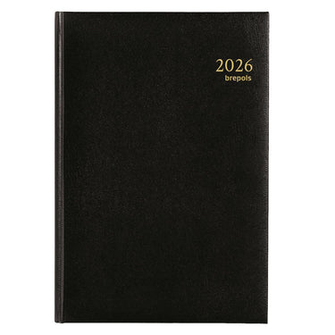 Brepols agenda minister lima zwart 2026 15x21,5cm