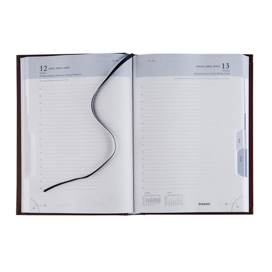 Brepols agenda minister lima zwart 2027 15x21,5cm