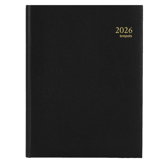 Brepols agenda timing week nl 2026 lima zwart