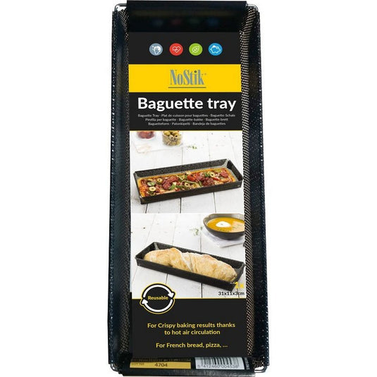 Nostik baguette tray 31x11x3 cm zwart