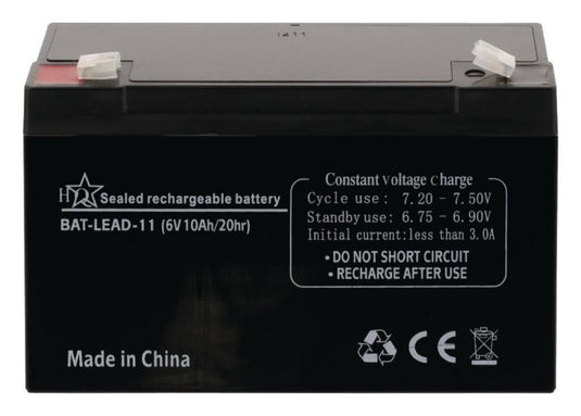 Hq - bat-lead-11 loodaccu 6 v 10 ah