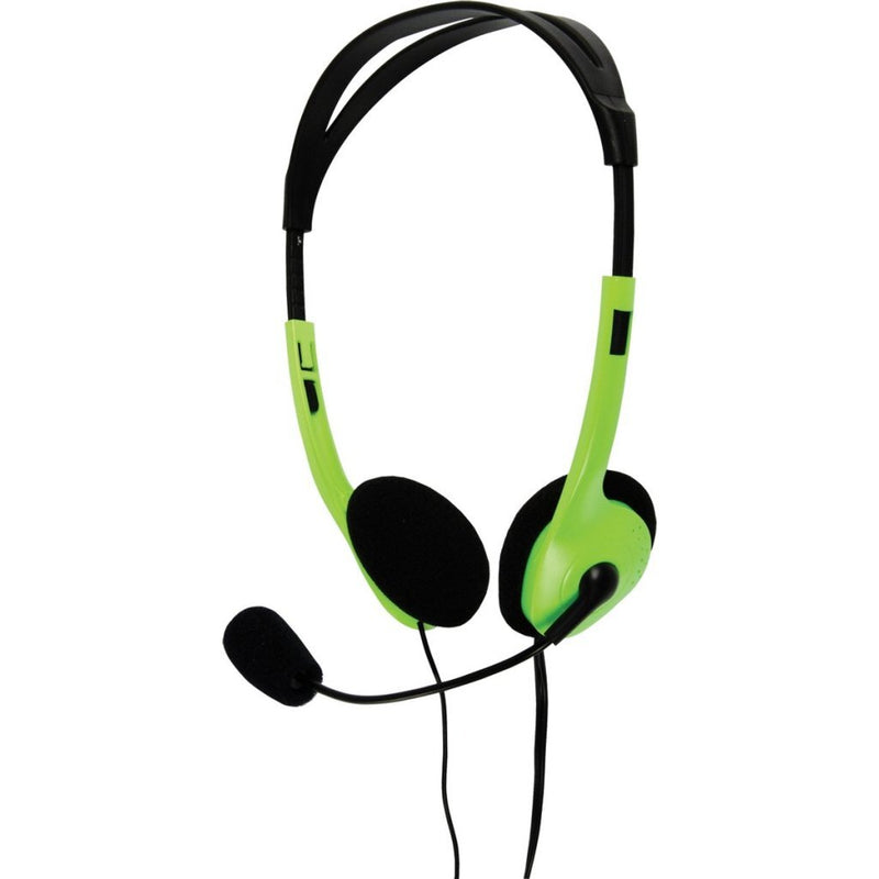 Load image into Gallery viewer, Basicxl bxl-headset1 stereo headset groen zwart
