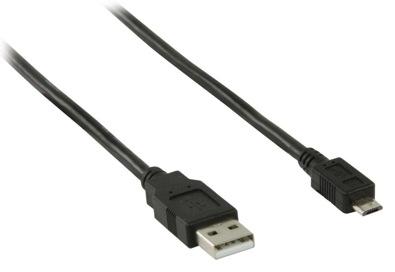 Load image into Gallery viewer, Valueline vlcp60500b05 usb 2.0 usb a male - usb micro b male kabel 0,50 m zwart
