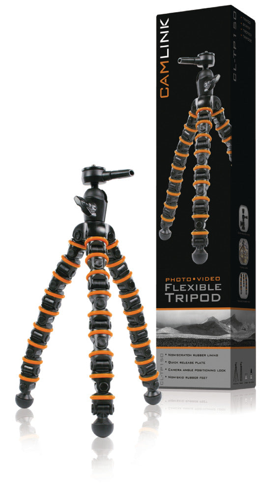 Load image into Gallery viewer, Camlink cl-tp150 flexibele tripod 9 secties
