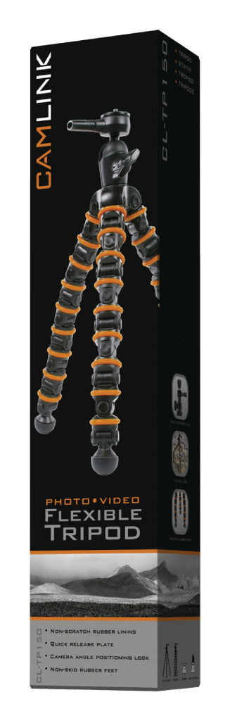 Load image into Gallery viewer, Camlink cl-tp150 flexibele tripod 9 secties

