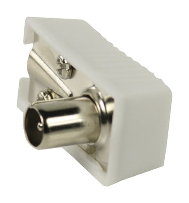 Valueline vlsp40900w gehoekte coax connectoren coax mannelijk wit