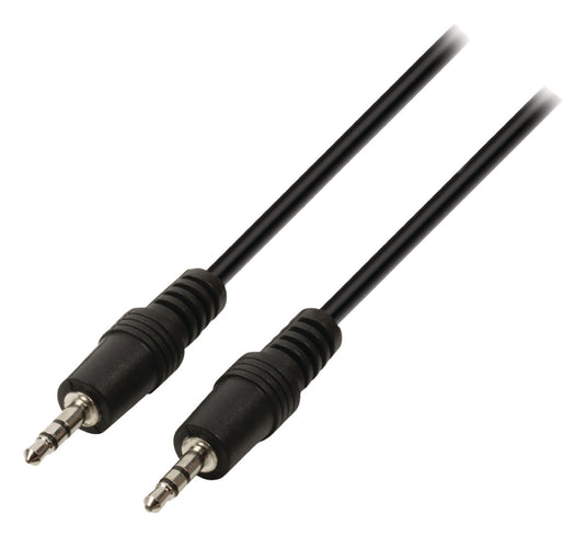 Valueline vlap22000b05 jack stereo audiokabel 3,5 mm mannelijk - 3,5 mm mannelijk 0,50 m zwart