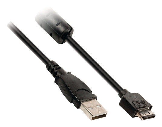 Valueline vlcp60806b20 camera data kabel usb 2.0 a male - 12p canon connector male 2,00 m zwart