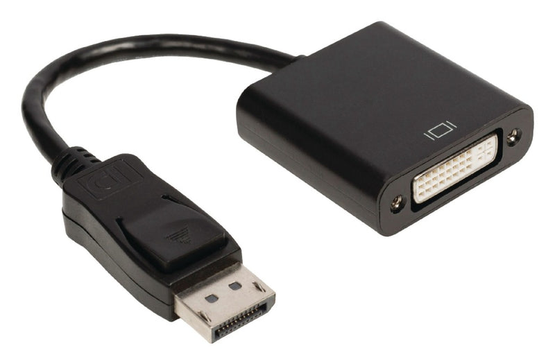Load image into Gallery viewer, Valueline vlcb37250b02 displayport-adapterkabel displayport mannelijk - dvi-d 24 + 1-pins vrouwelijk 0,20 m zwart
