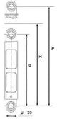 Fixapart w1-05032 wasmachine schokbreker 140n 8 mm