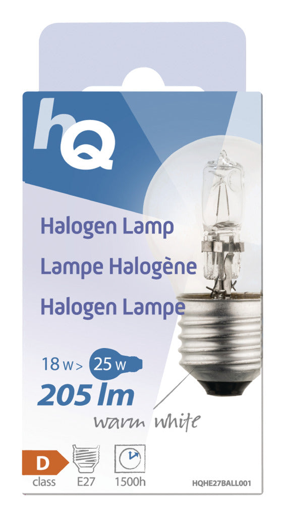 Afbeelding laden in galerijviewer, Hq hq hqhe27 ball001 halogeenlamp kogel e27 18 w 205 lm 2 800 k
