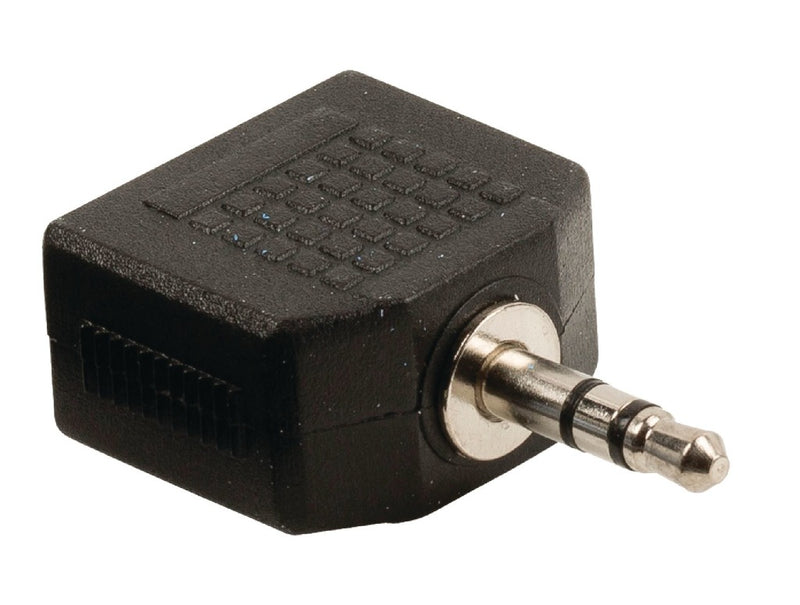 Load image into Gallery viewer, Valueline vlab22945b audio-splitter 3,5 mm male - 2x female zwart
