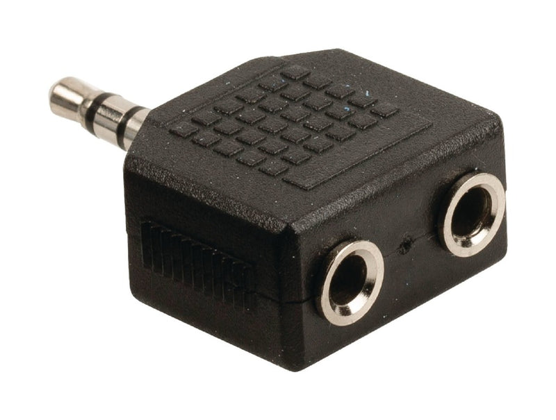 Load image into Gallery viewer, Valueline vlab22945b audio-splitter 3,5 mm male - 2x female zwart

