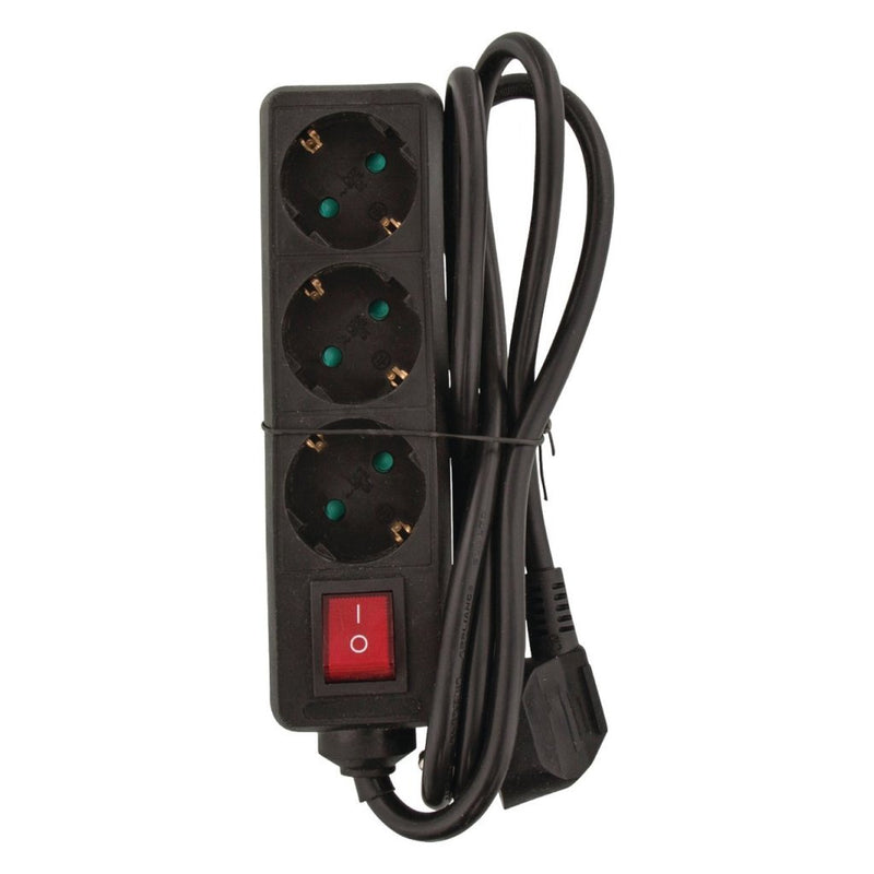 Load image into Gallery viewer, Valueline vles315f002bl stekkerdoos 3-wegs zwart
