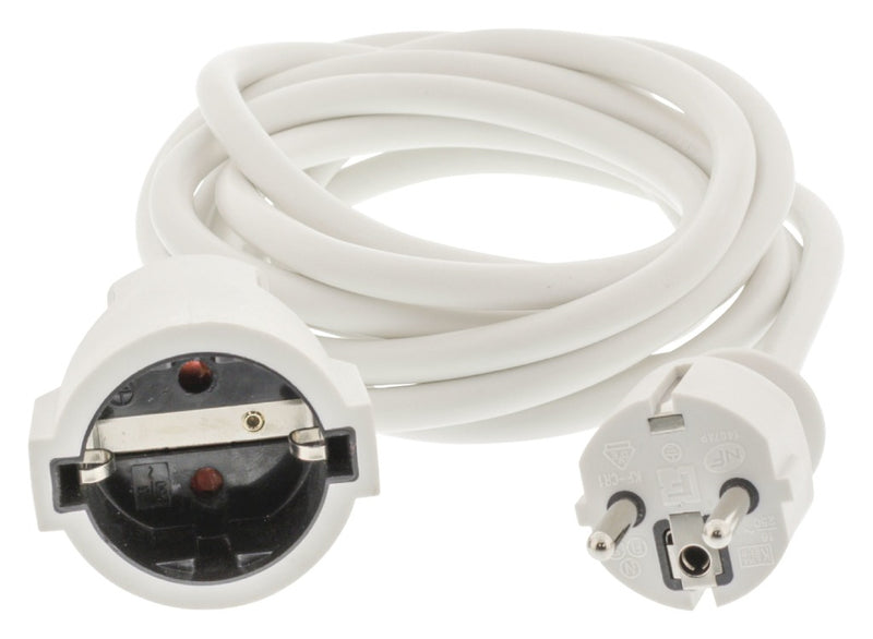 Load image into Gallery viewer, Jipy k ouml;nig ec103f1wh stroom verlengkabel 3 m h05vv-f 3g1.5 ip20 wit
