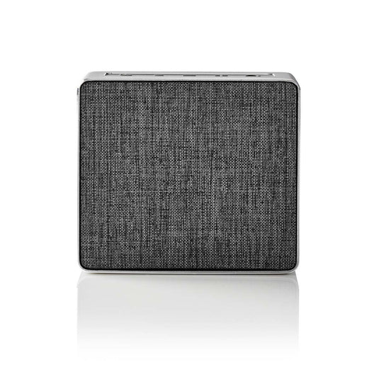 Nedis spbt1002gy luidspreker met bluetooth® 15 w metal design gunmetal