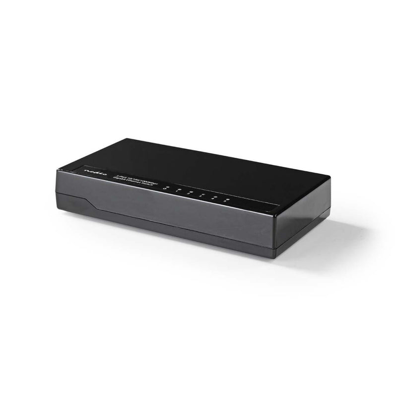 Load image into Gallery viewer, Nedis nswh5p100bk netwerkswitch 5 poorten 1 gbps led-indicatielampjes
