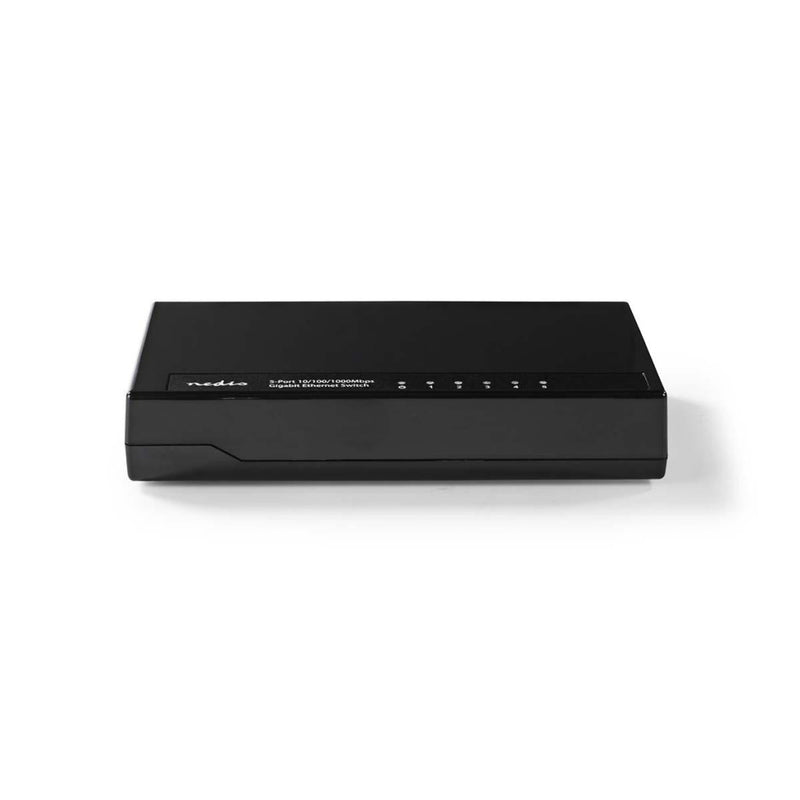 Load image into Gallery viewer, Nedis nswh5p100bk netwerkswitch 5 poorten 1 gbps led-indicatielampjes
