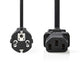 Nedis cegp10030bk50 voedingskabel schuko male - iec-320-c13 5,0 m zwart