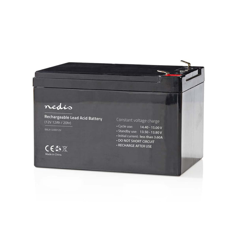 Load image into Gallery viewer, Nedis bala1200012v oplaadbare loodzuuraccu 12v 12 000 mah 167 x 181 x 77 mm
