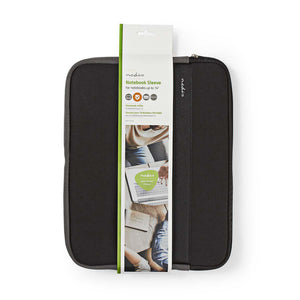 Nedis nbse13100bk notebookhoes 13 - 14 neopreen zwart antraciet