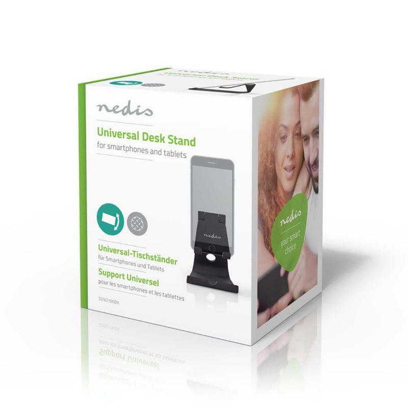 Load image into Gallery viewer, Nedis sdsd100bk smartphone tabletstandaard instelbaar zwart
