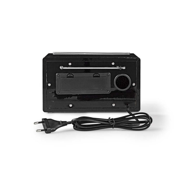 Load image into Gallery viewer, Nedis RDFM5100BK Fm-radio 9 W Analoge Tuning Retro Design Zwart

