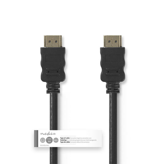 Nedis cvgt34000bk20 high speed hdmi-kabel met ethernet hdmi-connector - hdmi-connector 2,0 m zwart