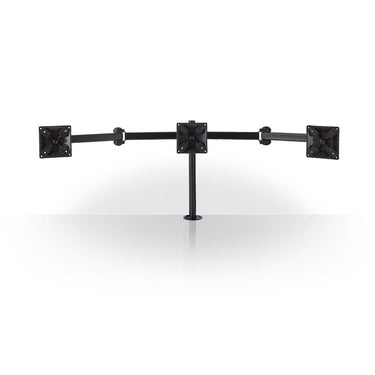 Nedis ergotmm100bk ergonomische monitorbeugel drie monitor-armen draai- en kantelbaar zwart