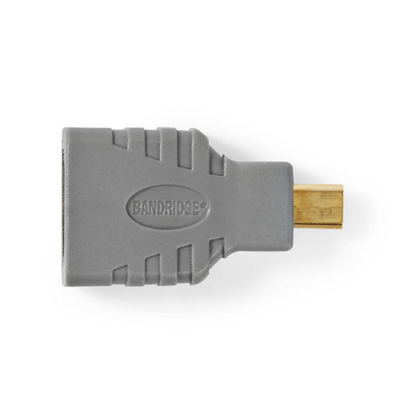 Load image into Gallery viewer, Bandridge bvp130 hdmi-adapter hdmi-micro-connector - hdmi female grijs
