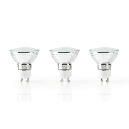 Nedis wifilw30crgu10 wi-fi smart led-lamp warm tot koel wit gu10 3-pack