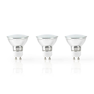 Nedis wifilw31crgu10 wi-fi smart led-lamp warm wit gu10 3-pack