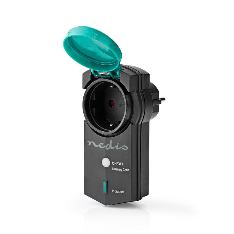 Load image into Gallery viewer, Nedis rfpom120fbk rf smart stekker outdoor ip44 aan uit rf mesh range extender schuko type f 3680 w
